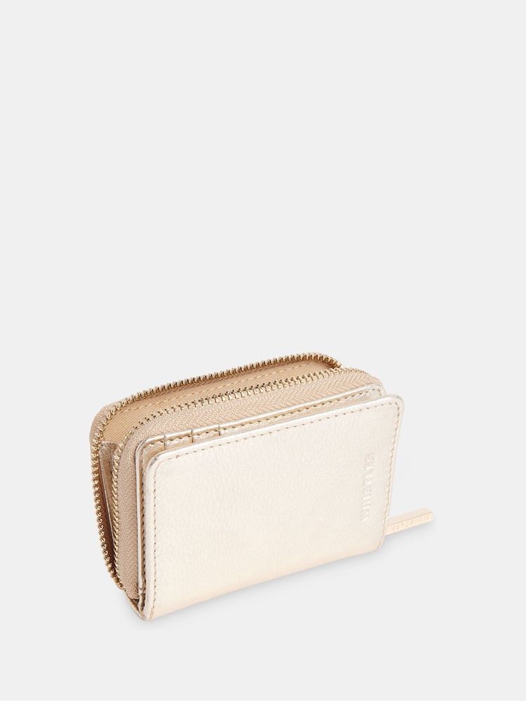 Whistles Gold Koa Compact Purse - Image 3 of 3