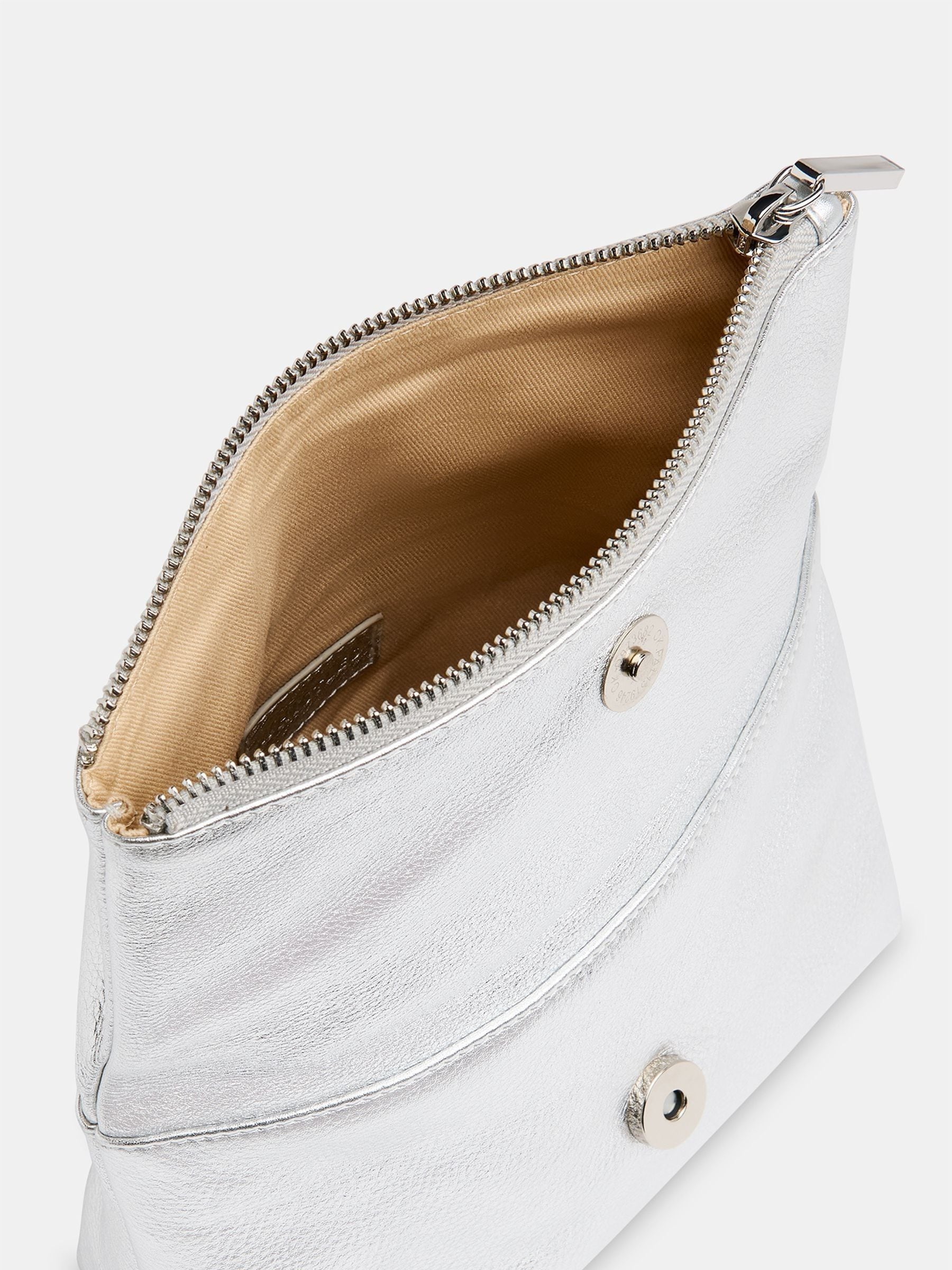 Buy Whistles Silver Cecilia Make Up Bag from Next USA