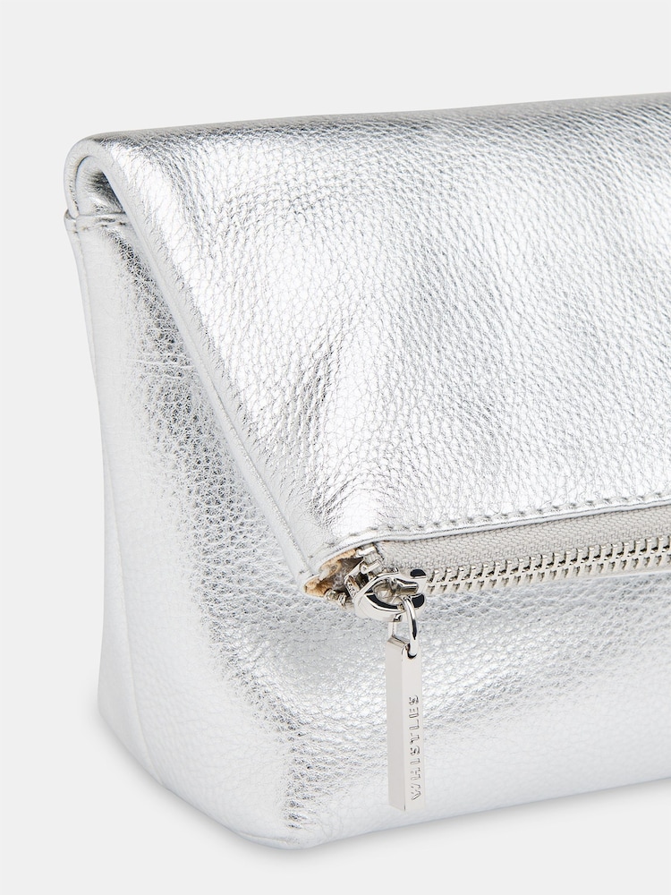 Whistles Silver Cecilia Make Up Bag - Image 4 of 4