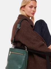 Whistles Green Dion Bucket Bag - Image 5 of 5