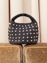 Whistles Luz Studded Mini Black Bag - Image 1 of 6