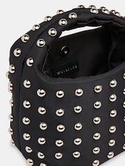 Whistles Luz Studded Mini Black Bag - Image 4 of 6