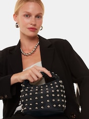 Whistles Luz Studded Mini Black Bag - Image 6 of 6