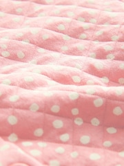 Pink Quilted Spotted Cardigan - Image 4 of 4