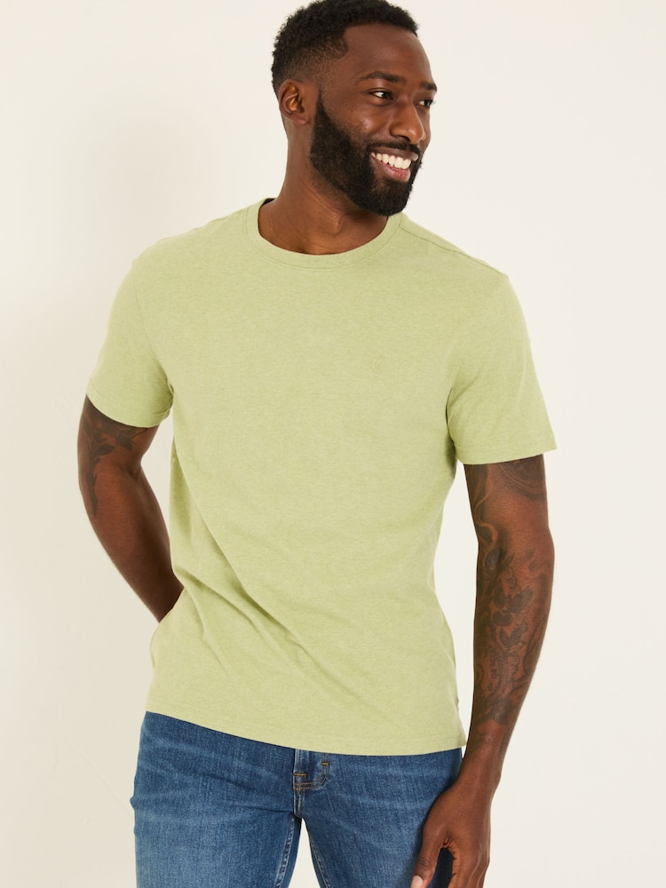 FatFace Lulworth Light Green T-Shirt - Image 1 of 5