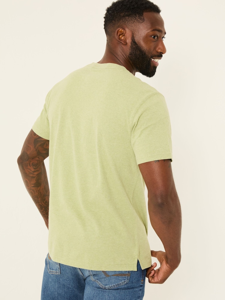 FatFace Lulworth Light Green T-Shirt - Image 2 of 5