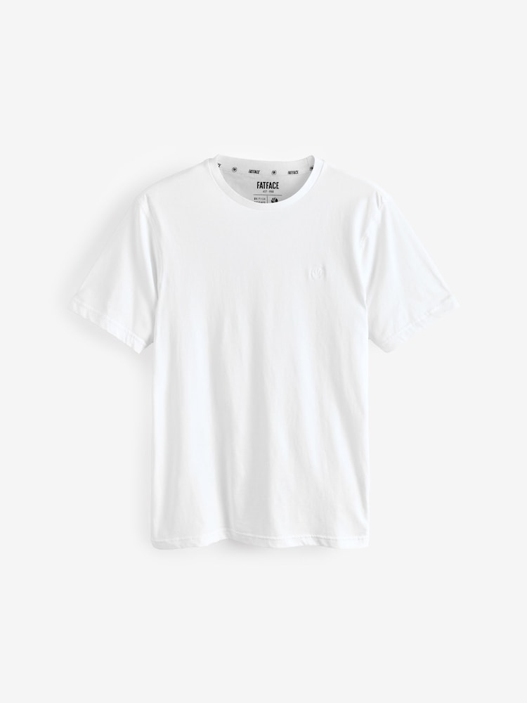 FatFace Navy 100% Cotton Short Sleeve T-Shirts 3 Pack - Image 2 of 4