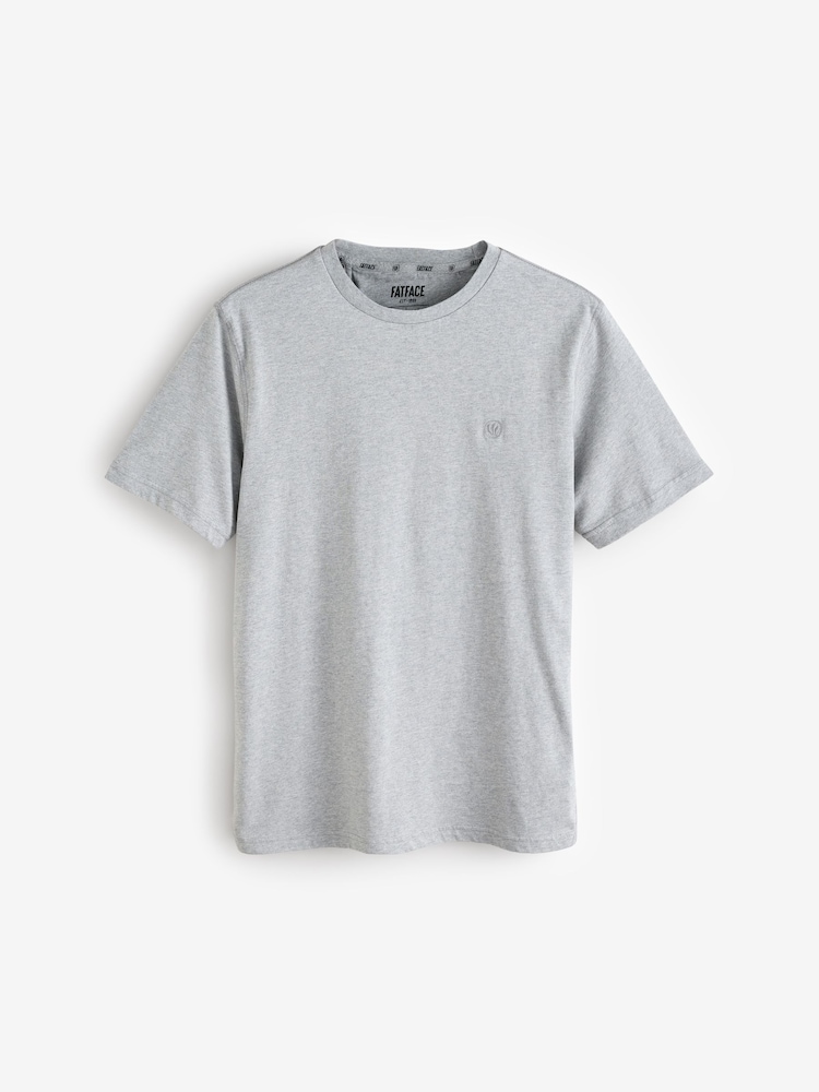 FatFace Navy 100% Cotton Short Sleeve T-Shirts 3 Pack - Image 3 of 4