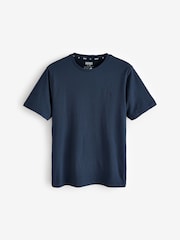 FatFace Navy 100% Cotton Short Sleeve T-Shirts 3 Pack - Image 4 of 4