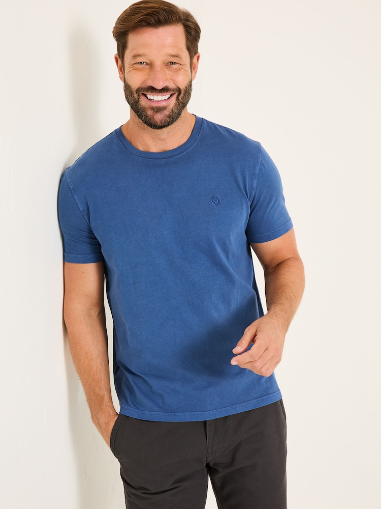 FatFace Lulworth Dark Blue T-Shirt - Image 1 of 5