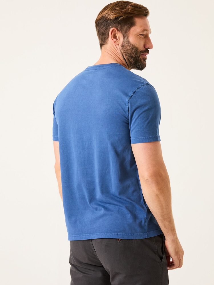 FatFace Lulworth Dark Blue T-Shirt - Image 2 of 5