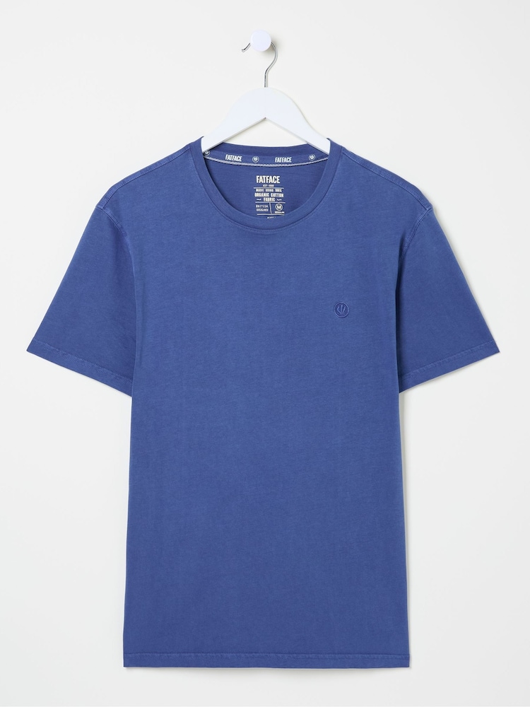 FatFace Lulworth Dark Blue T-Shirt - Image 5 of 5