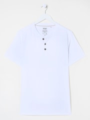Branco - Camiseta FATFACE Slub Henleys - Imagem 5 de 5
