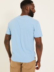 FatFace Lulworth Light Blue T-Shirt - Image 2 of 3