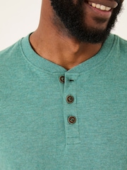 Tealclaro - Camiseta FATFACE Slub Henleys - Imagem 5 de 9