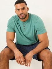 Tealclaro - Camiseta FATFACE Slub Henleys - Imagem 8 de 9