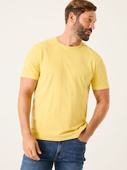 FatFace Lulworth Light Yellow T-Shirt - Image 1 of 5