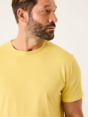FatFace Lulworth Light Yellow T-Shirt - Image 4 of 5