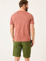 FatFace Lulworth Rust Brown T-Shirt - Image 2 of 5