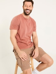 FatFace Lulworth Rust Brown T-Shirt - Image 3 of 5