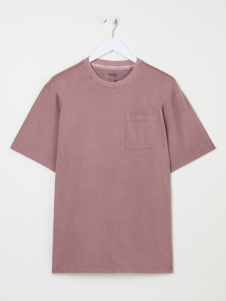 Рожевий - FatFace Pocket Relaxed T-shirt - Image 6 of 6