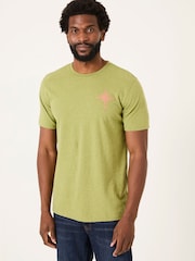 FatFace Green Kayak 100% Cotton Short Sleeve Graphic T-Shirt - Image 2 of 7