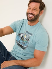 Light Blue Camper - FatFace Short Sleeve T-Shirt - Image 3 of 6