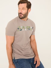 FatFace Grey Climbing 100% Cotton Short Sleeve Graphic T-Shirt - Image 3 of 6