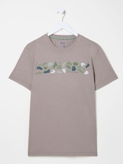 FatFace Grey Climbing 100% Cotton Short Sleeve Graphic T-Shirt - Image 5 of 6