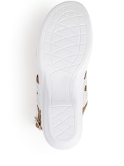 Pavers Silver Adjustable Heeled Sandals - Image 5 of 5