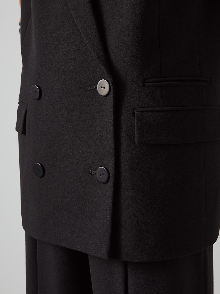 LK Bennett Eva Longline Black Waistcoat - Image 10 of 10