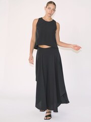 Religion Black Tanzanite Stud Trim CO-ord Skirt and Top - Image 2 of 6