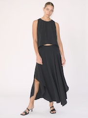 Religion Black Tanzanite Stud Trim CO-ord Skirt and Top - Image 4 of 6