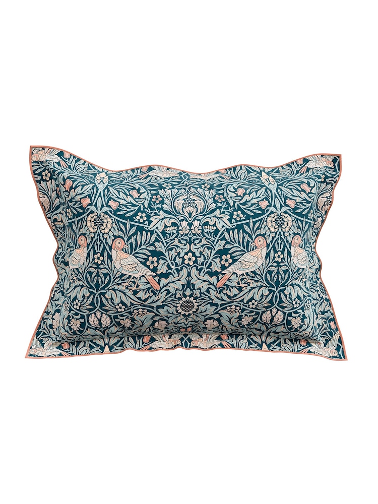 Juego de funda de edredón y funda de almohada 100% algodón con diseño de pájaros de Morris & Co - Imagen 5 de 5