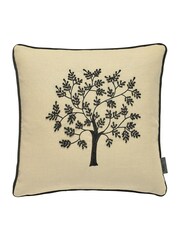 Morris & Co Black 100% Cotton Seaweed Standard Pillowcase Pair - Image 3 of 3