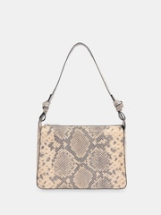 Whistles Natural Erica Snake Shoulder Bag - Image 2 of 6