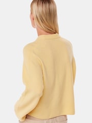 Whistles Yellow Alana Wool Mix Crew Neck Jumper - Image 2 of 5