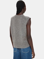 Whistles Grey Wool Sleeveless Tank - Image 2 of 5