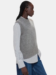 Whistles Grey Wool Sleeveless Tank - Image 4 of 5
