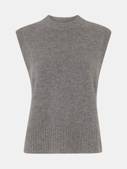 Whistles Grey Wool Sleeveless Tank - Image 5 of 5