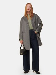 Whistles Green Wool Cropped Sweater - Image 3 of 5