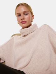 Whistles White Wool Roll Neck Knit Jumper - Image 3 of 5
