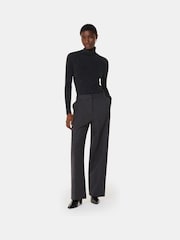 Whistles Black Annie Sparkle Roll Neck Jumper - Image 3 of 5