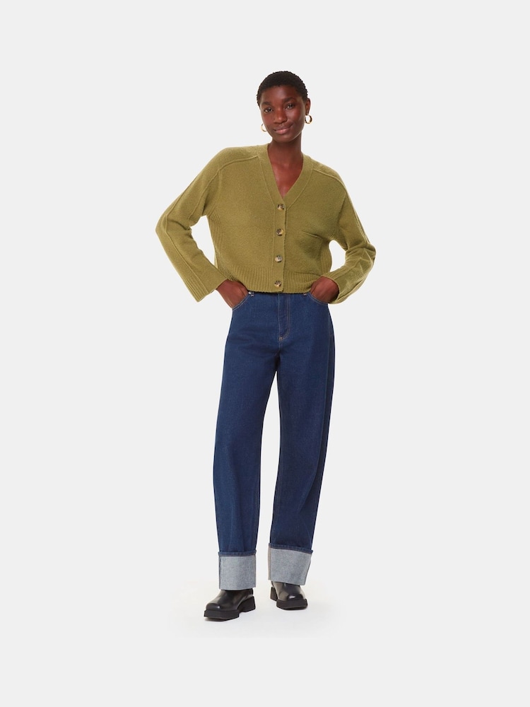 Whistles Wool Mix Cardigan de buzunar - Image 4 of 5