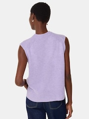 Whistles Purple Wool Sleeveless Tank - Image 2 of 5