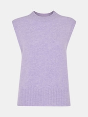 Whistles Purple Wool Sleeveless Tank - Image 5 of 5