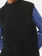 Whistles Wool Sleeveless Black Tank - Image 3 of 4