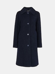 Whistles Blue Romy Boucle Coat - Image 6 of 6