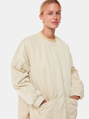 Whistles Esther Quilted Nude Coat - Image 1 of 5