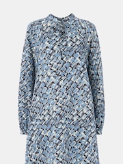 Whistles Blue Feathered Wing Marnie Dress - Image 5 of 5